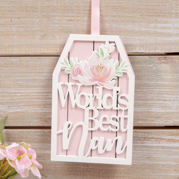 Sophia Hanging Tag Plaque - Nan 15cm product image