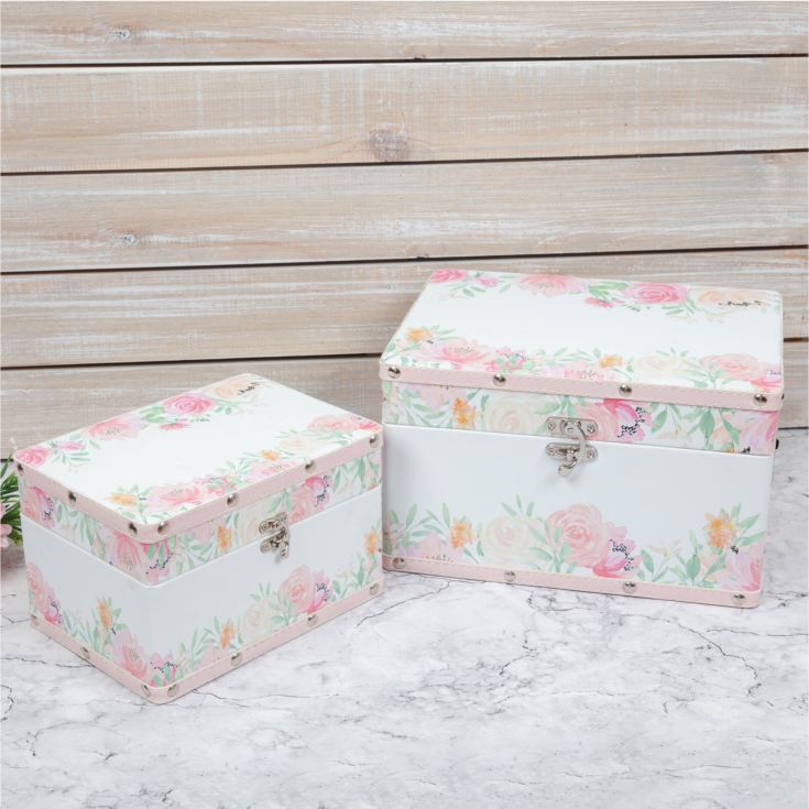 Sophia Classic Set of 2 Floral Storage Boxes product image