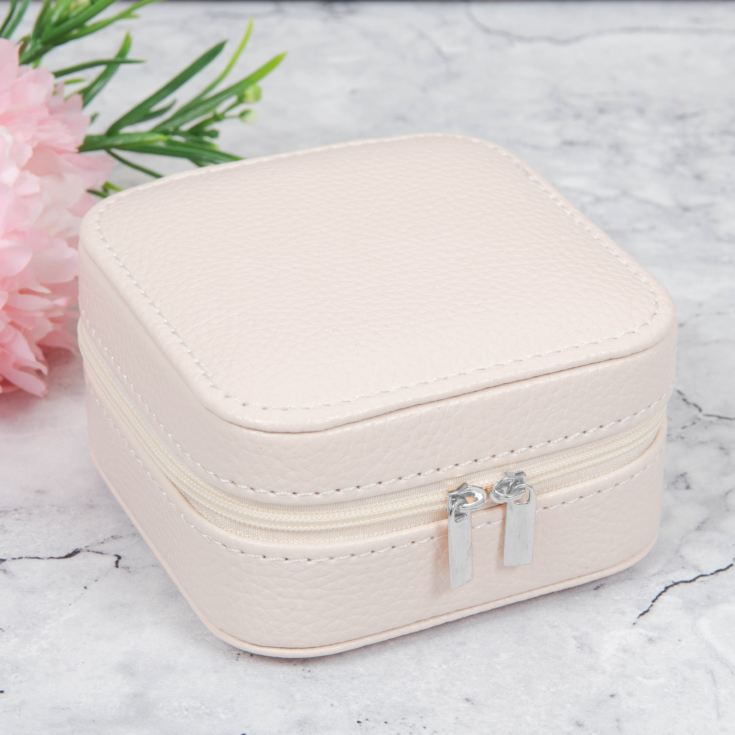 Sophia Nude Leatherette Nude Jewellery Box product image