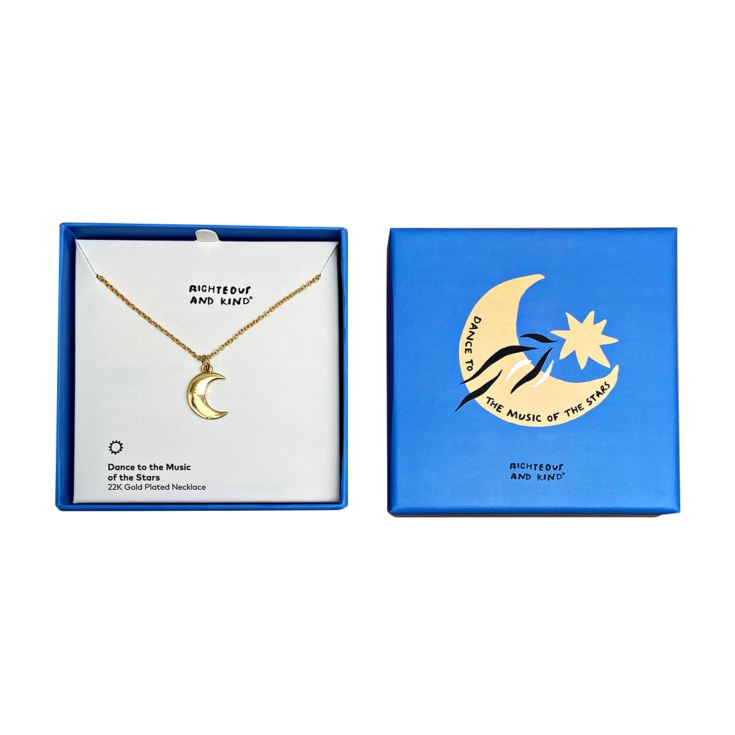 Righteous and Kind Necklace - Moon Design product image
