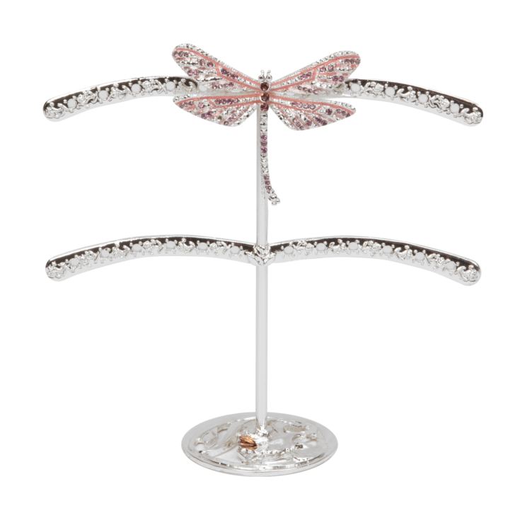 Sophia Pink Crystal Dragonfly Double Jewellery Hanger product image