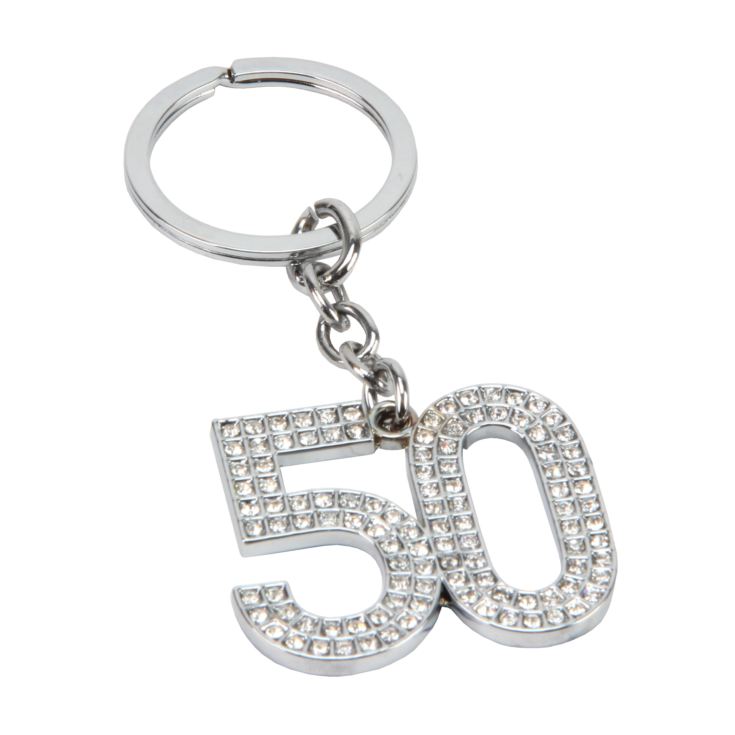 Milestones Crystal Keyring - 50 product image