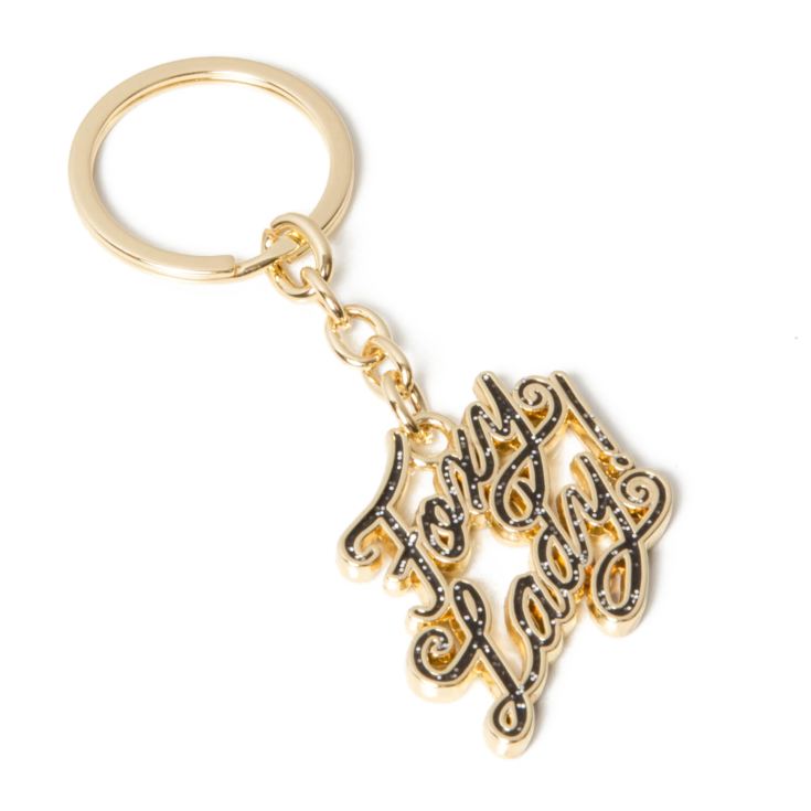 Signography Gold Metal Keyring - Foxy Lady product image