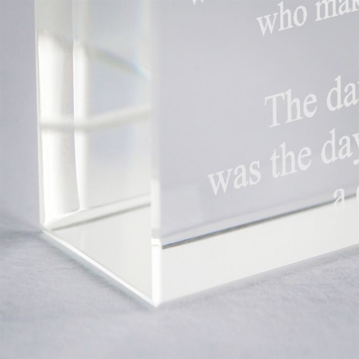 Personalised Engraved Soulmate Glass Keepsake product image