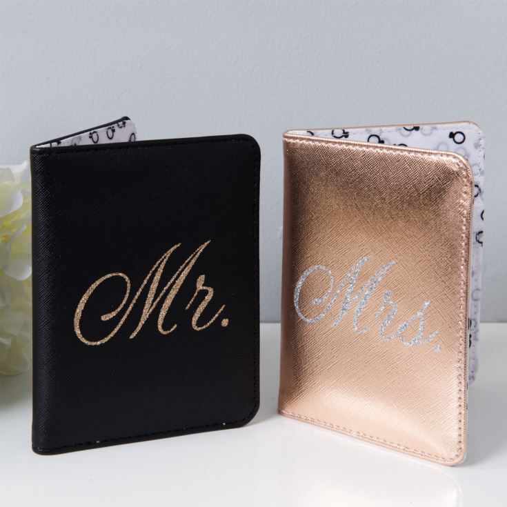 'Always & Forever' Mr & Mrs Passport Holder Set product image