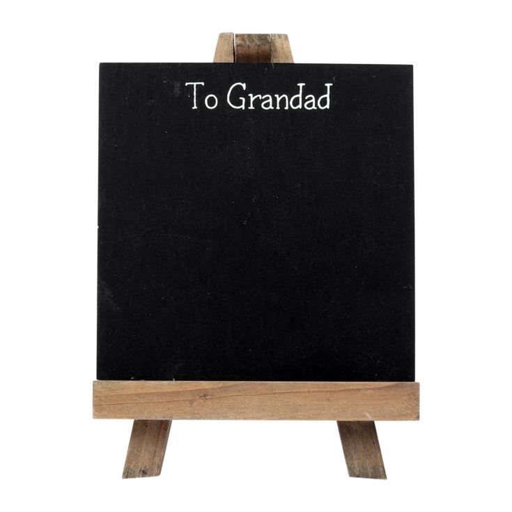 To Grandad Personalisable Chalkboard Easel with Chalk product image