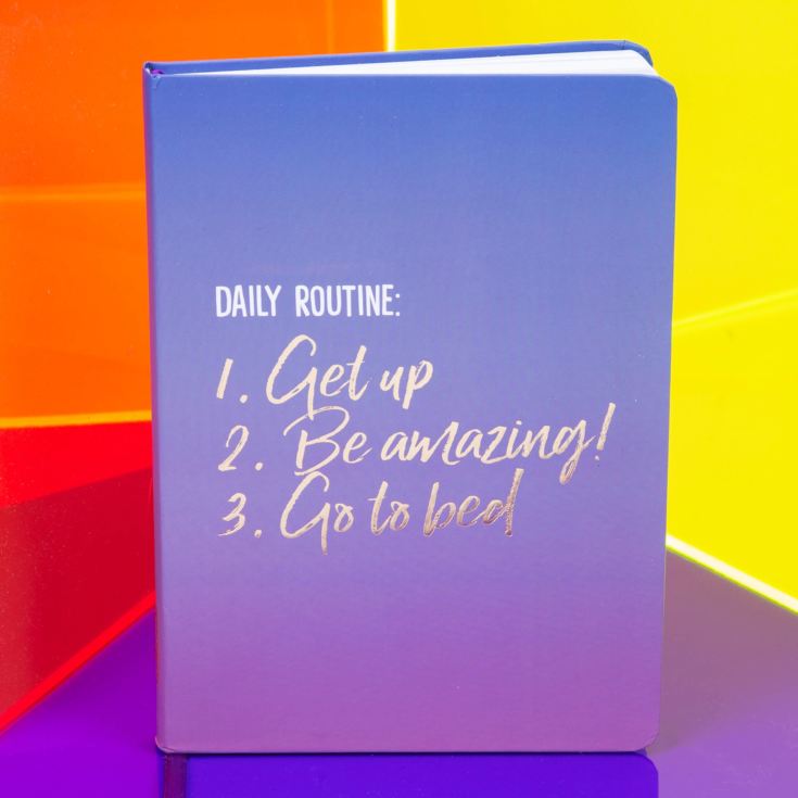 Tutti Frutti Daily Routine, Get up, be Amazing A5 Notebook product image