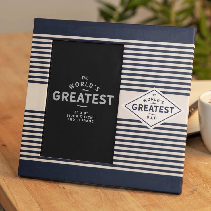 4" x 6" - World's Greatest Dad Photo Frame product image