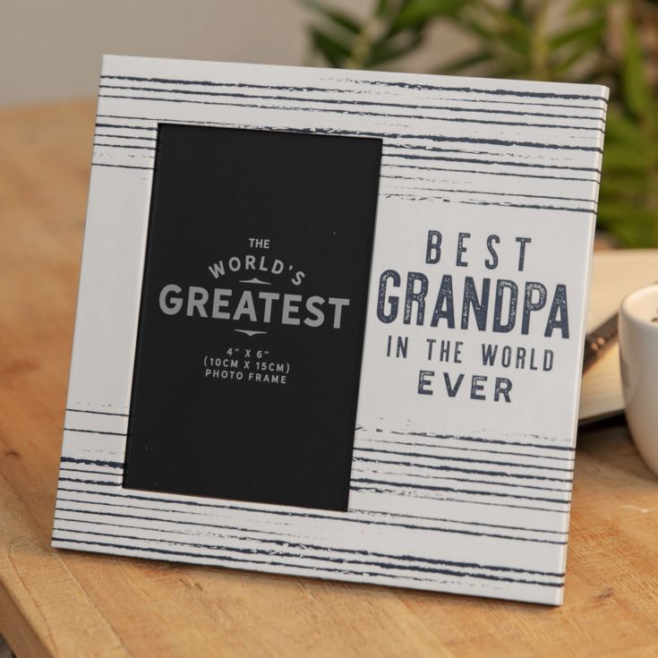 Best Grandpa in the World Ever Frame 4" x 6" product image