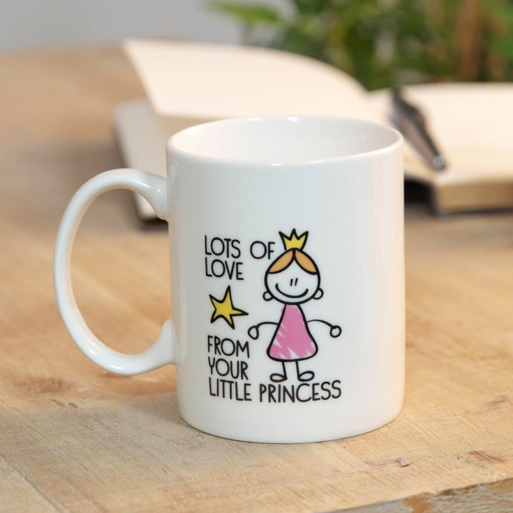 World's Best Daddy From Your Little Princess Stoneware Mug product image