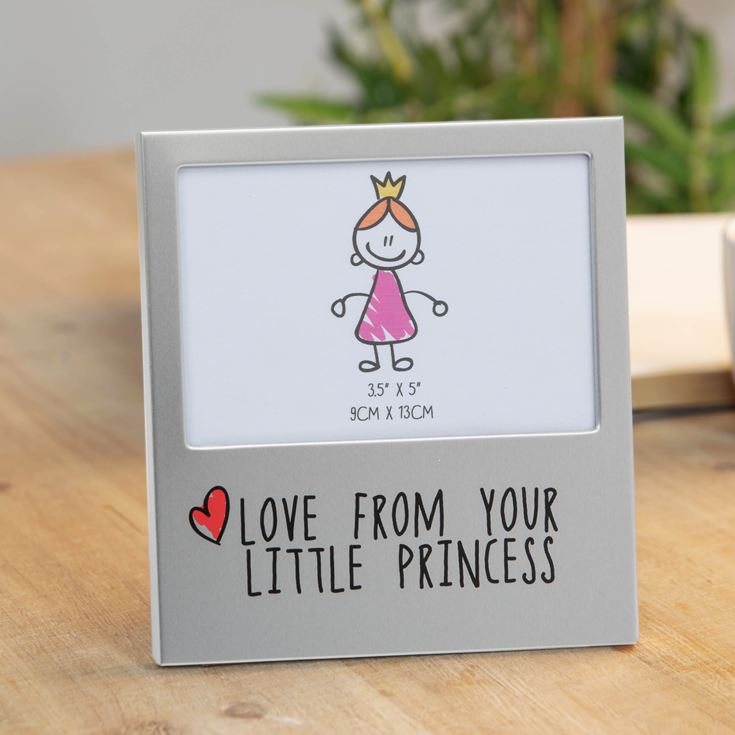 Aluminium Photo Frame 5" x 3.5" - From Your Little Princess product image