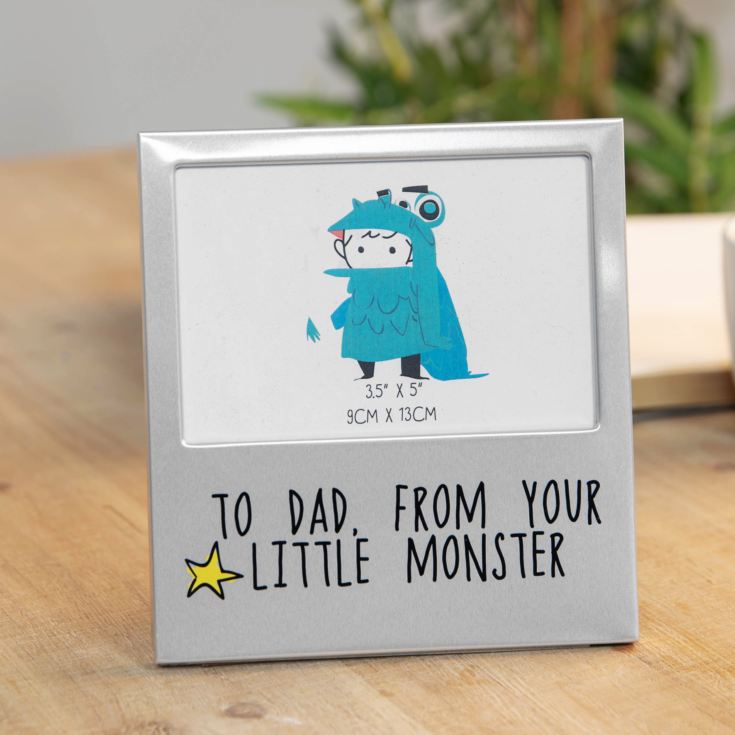 Aluminium Photo Frame 5" x 3.5" - From Your Little Monster product image