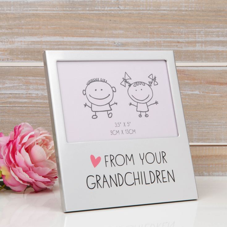 Aluminium Photo Frame 5" x 3.5" - From Your Grandchildren product image