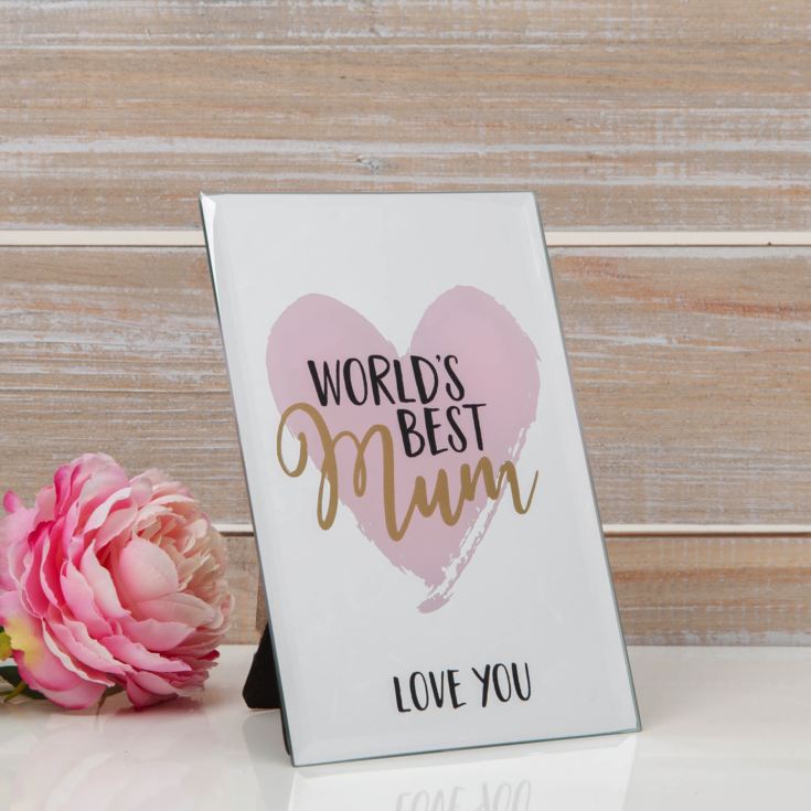 Mirror Plaque - World''s Best Mum product image