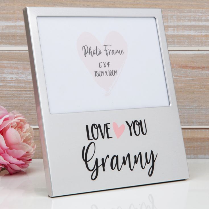 Aluminium Photo Frame 6" x 4" - Love You Granny product image
