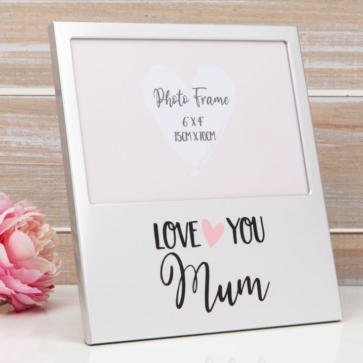 Aluminium Photo Frame 6" x 4" - Love You Mum product image