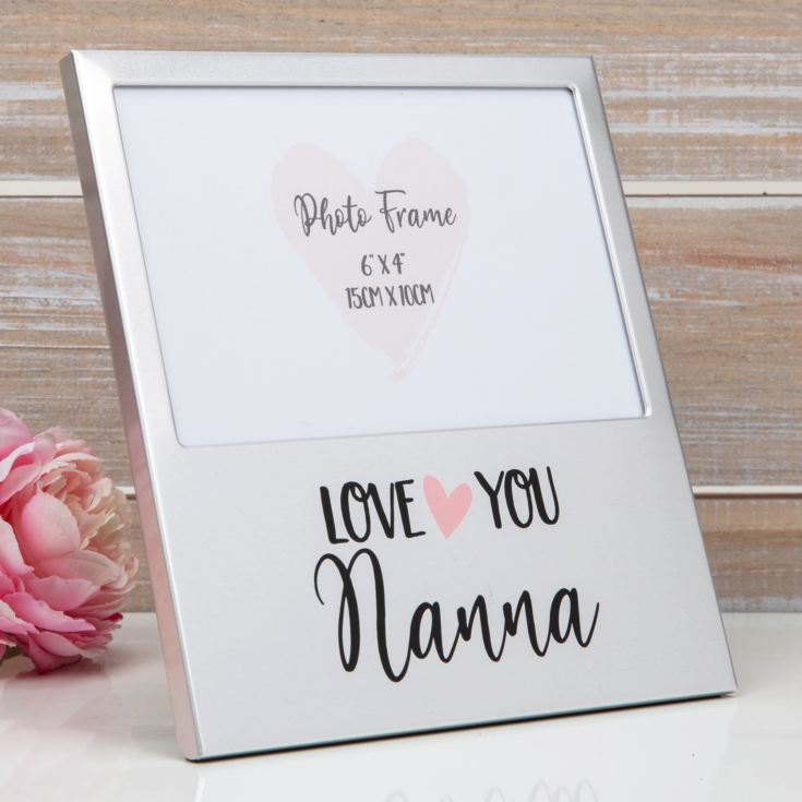 6" x 4" - Aluminium Photo Frame - Love You Nanna product image