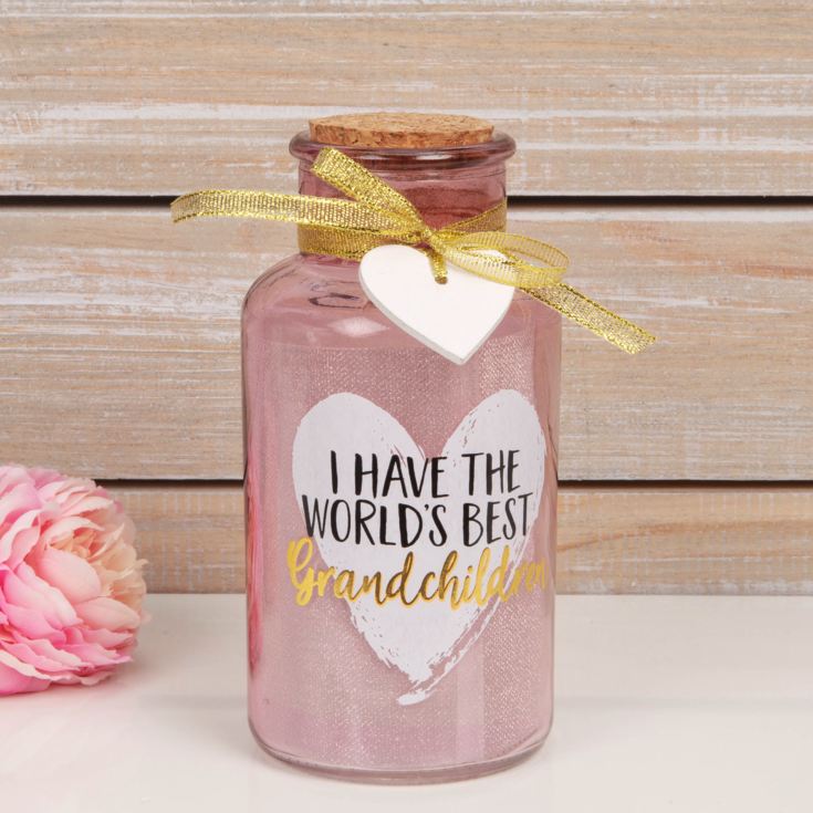 I Have The World's Best Grandchildren Light Up Jar product image