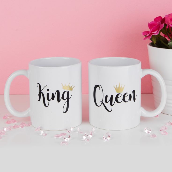 True Valentine Set of 2 King & Queen Mugs product image