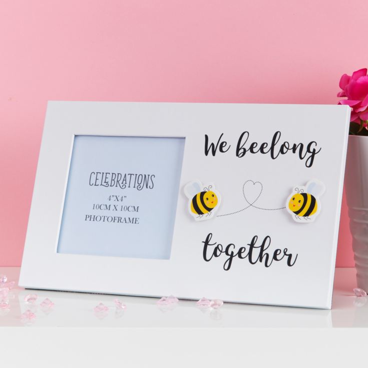 4" x 4" - True Valentine Photo Frame - We Beelong Together product image