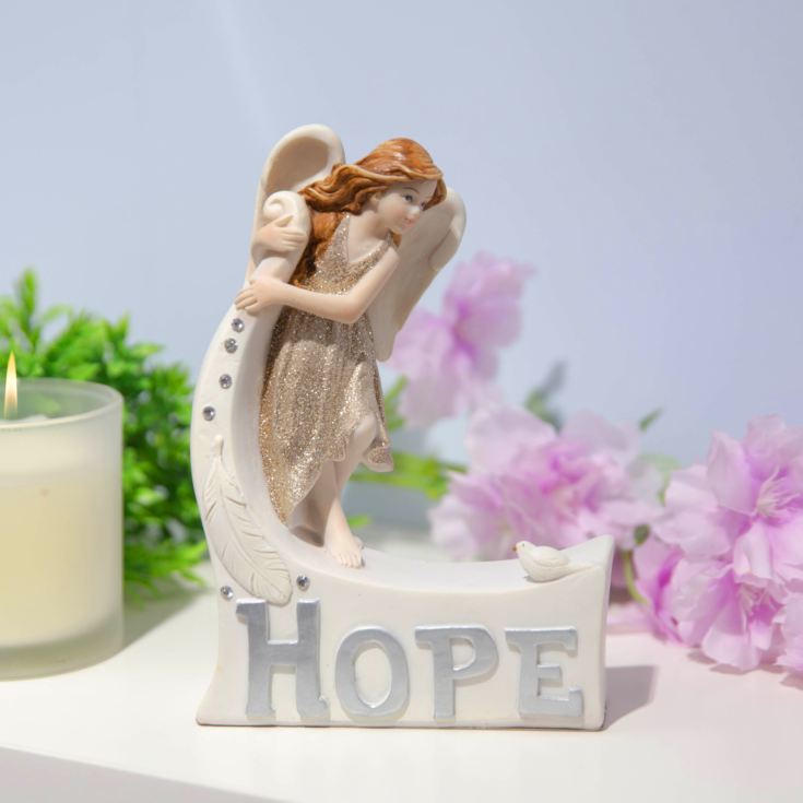 Thoughts Of You Angel Figurine - Hope product image