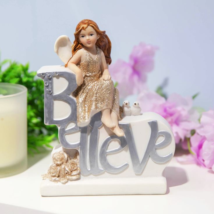 Thoughts Of You Angel Figurine 16cm - Believe product image