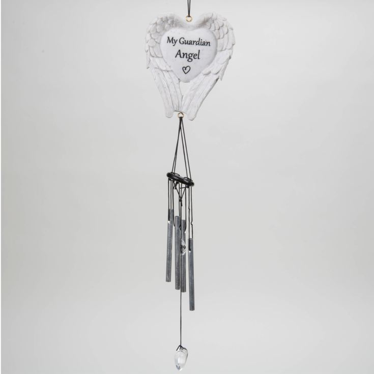 Thoughts of You Graveside Angel Wings Windchime - Angels product image