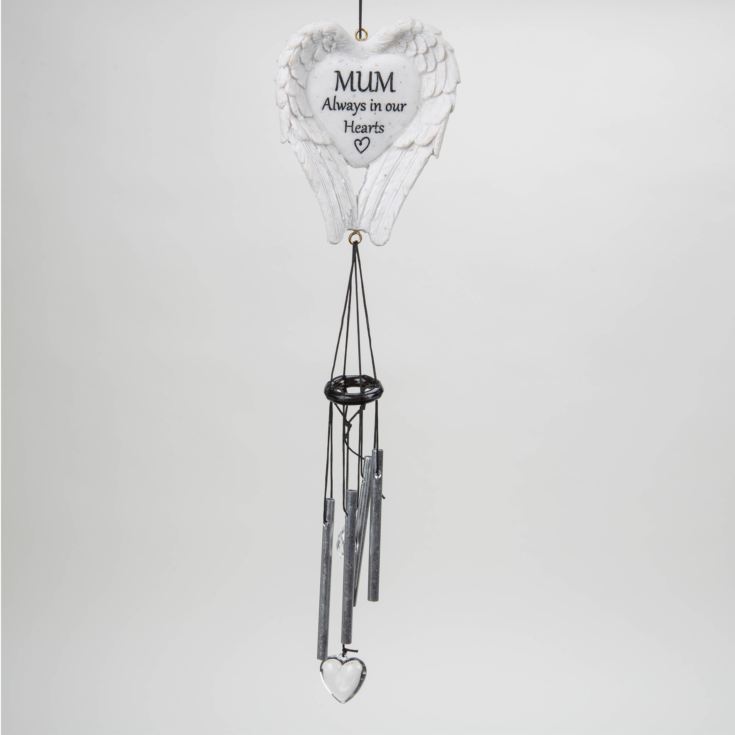 Thoughts of You Graveside Angel Wings Windchime - Mum product image