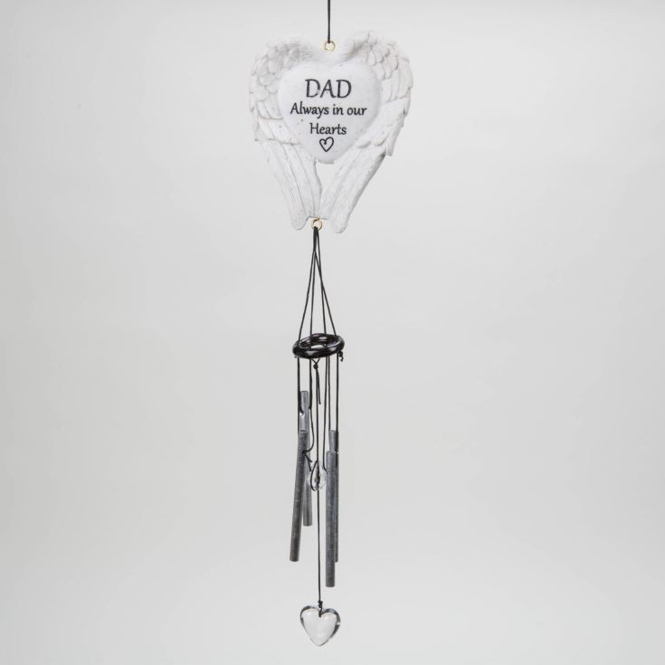 Thoughts of You Graveside Angel Wings Windchime - Dad product image
