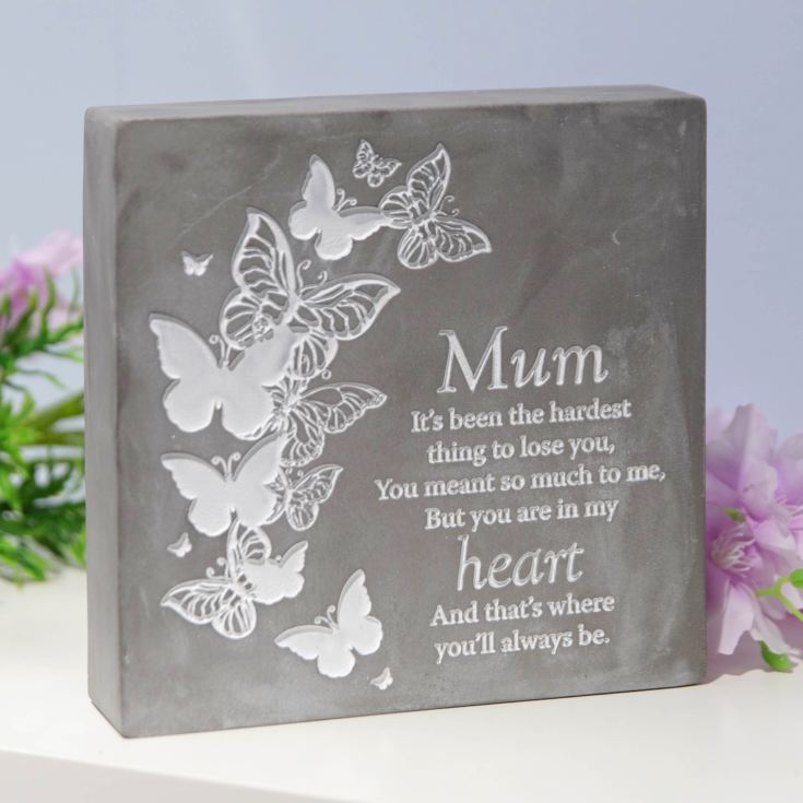 Thoughts of You Graveside Square Plaque - Mum product image