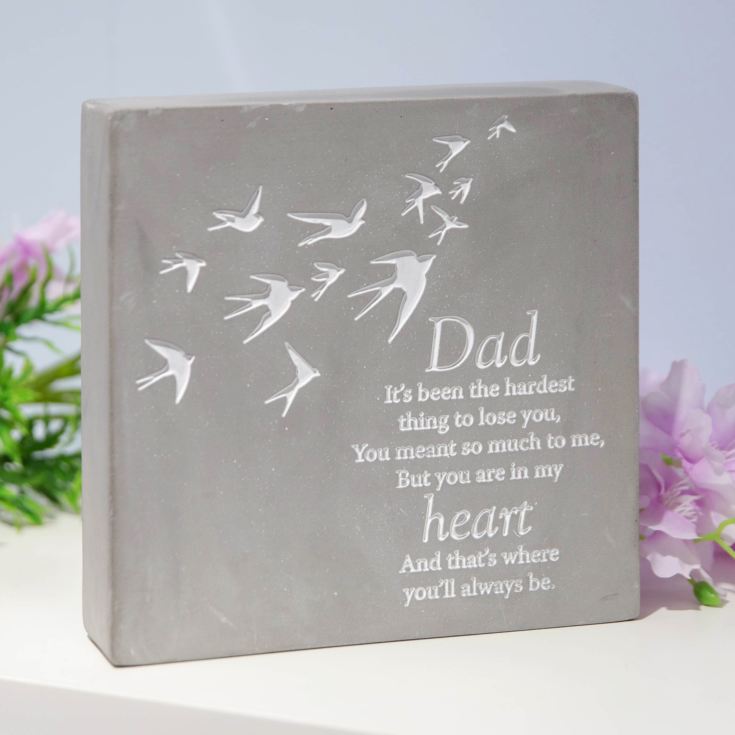 Thoughts of You Graveside Square Plaque - Dad product image
