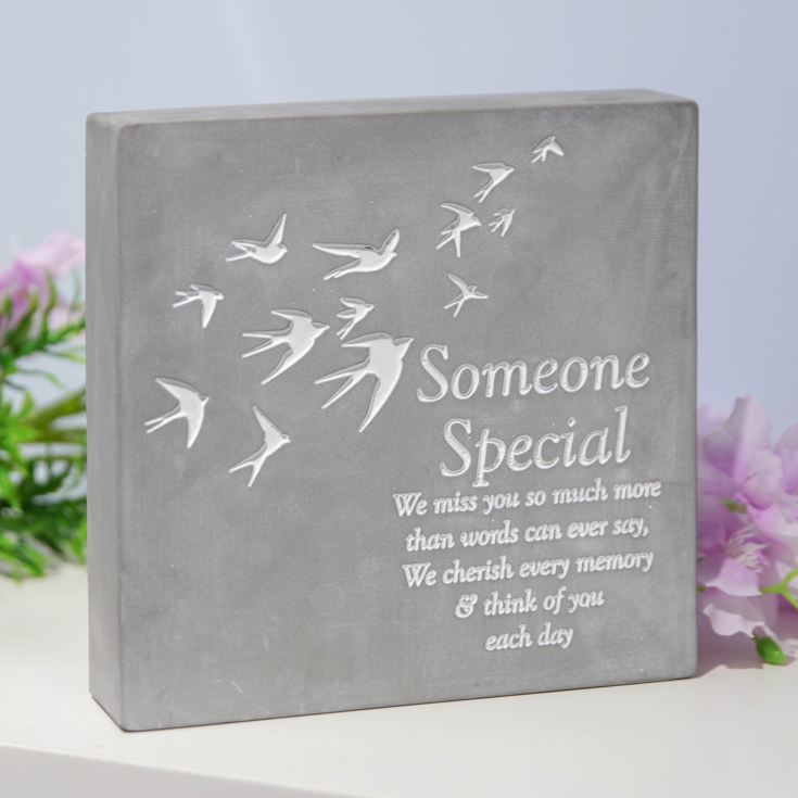 Thoughts of You Graveside Square Plaque - Someone Special product image