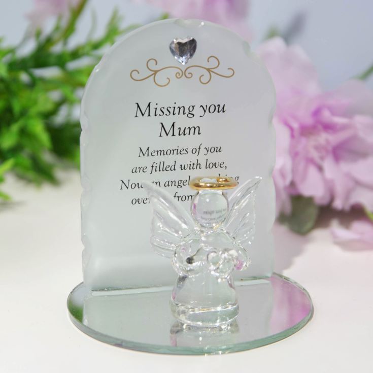 Thoughts of You Angel Plaque - Mum product image