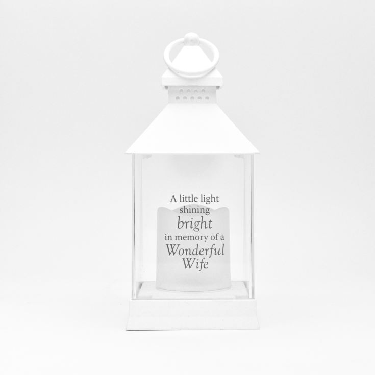 Thoughts of You Graveside Lantern - Wife product image