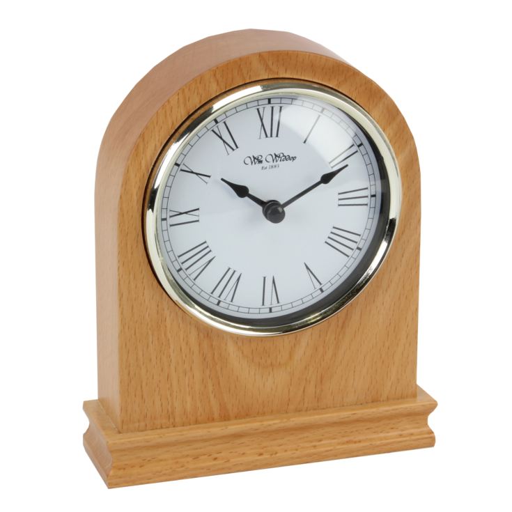 Wm.Widdop Wooden Mantel Clock Arched product image