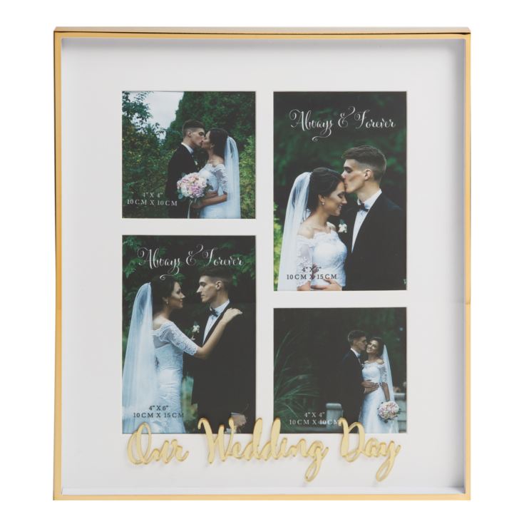 Always & Forever 'Our Wedding Day' Multi Aperture Frame product image