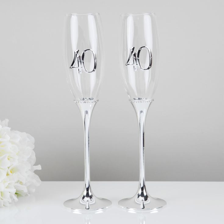 Celebrations Set of 2 Champagne Flutes  - 40 product image