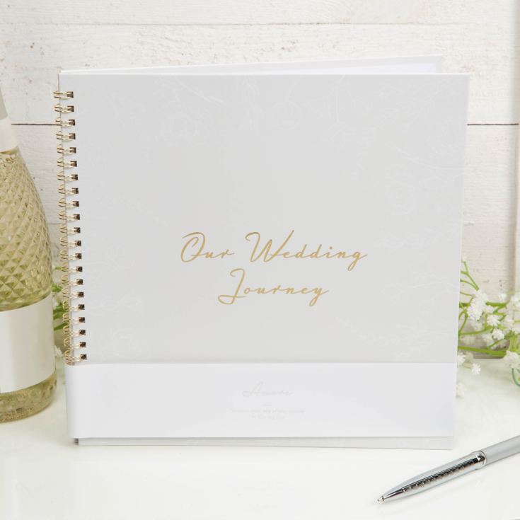 Amore Ring Bound Wedding Journal 'Our Wedding Journey' product image