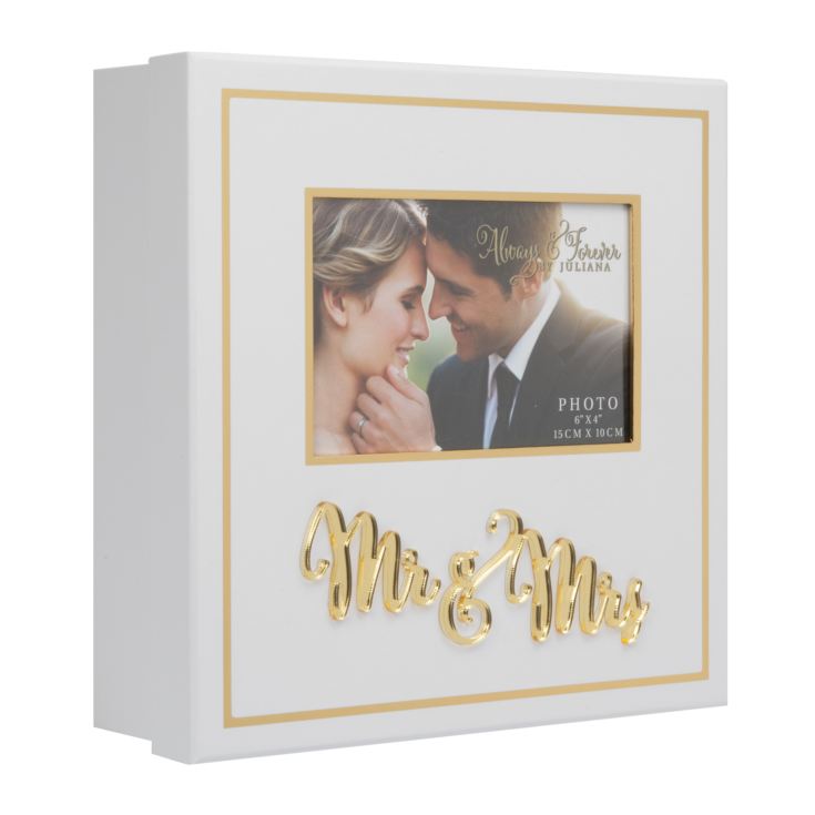 'Always & Forever' White & Gold Keepsake Box Mr & Mrs product image