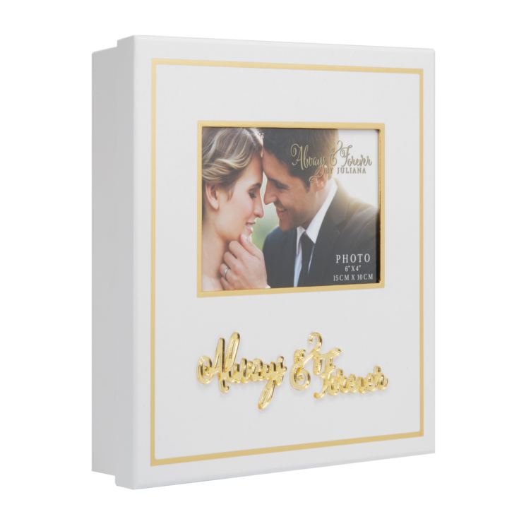 'Always & Forever'White & Gold Keepsake Box Always & Forever product image