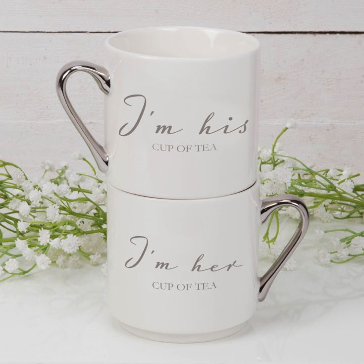 Stackable Mug Gift Set - I'm His & Her Cup of Tea product image