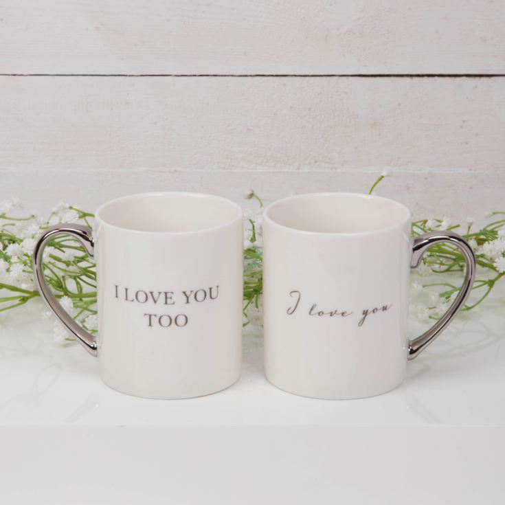 AMORE BY JULIANA® Mug Gift Set Pair - I Love You...Too product image