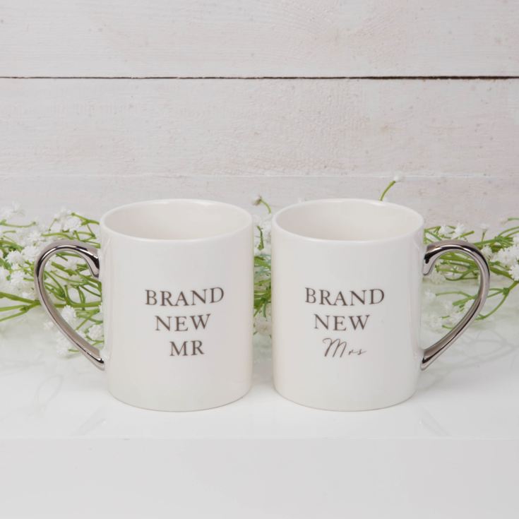 AMORE BY JULIANA® Mug Set Pair - Brand New Mr & Mrs product image