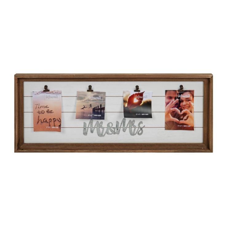 Mr & Mrs 4" x 6" Multi Aperture Clip Frame product image