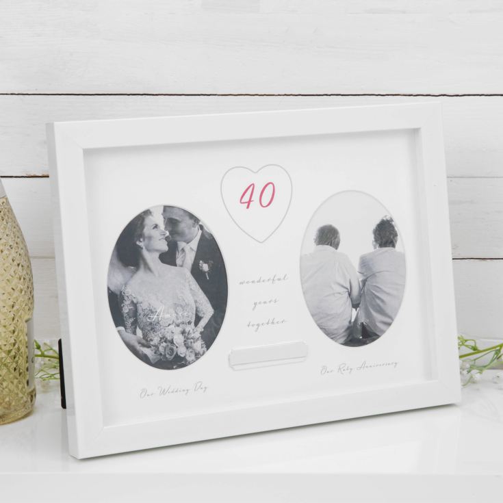 AMORE BY JULIANA® 40th Anniversary Frame - Engraving Plate product image