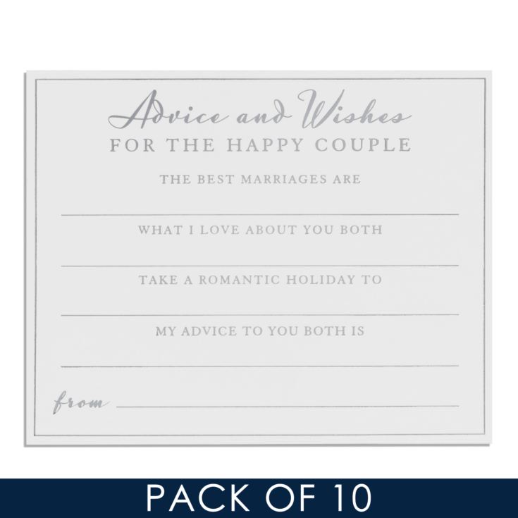 Amore Wedding Advice Cards (pack 10) product image