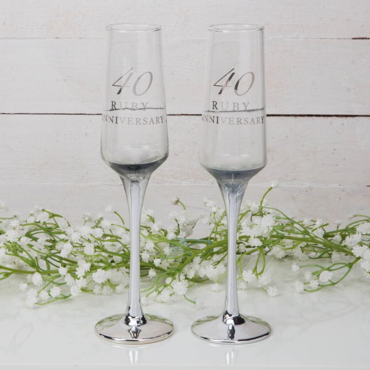 Amore Straight Flutes Set of 2 - 40th Anniversary product image
