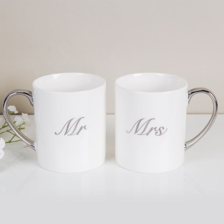 Amore Set of 2 Porcelain Mugs - Mr & Mrs product image