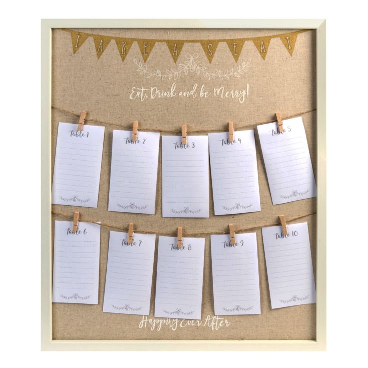 Love Story Peg Table Plan product image