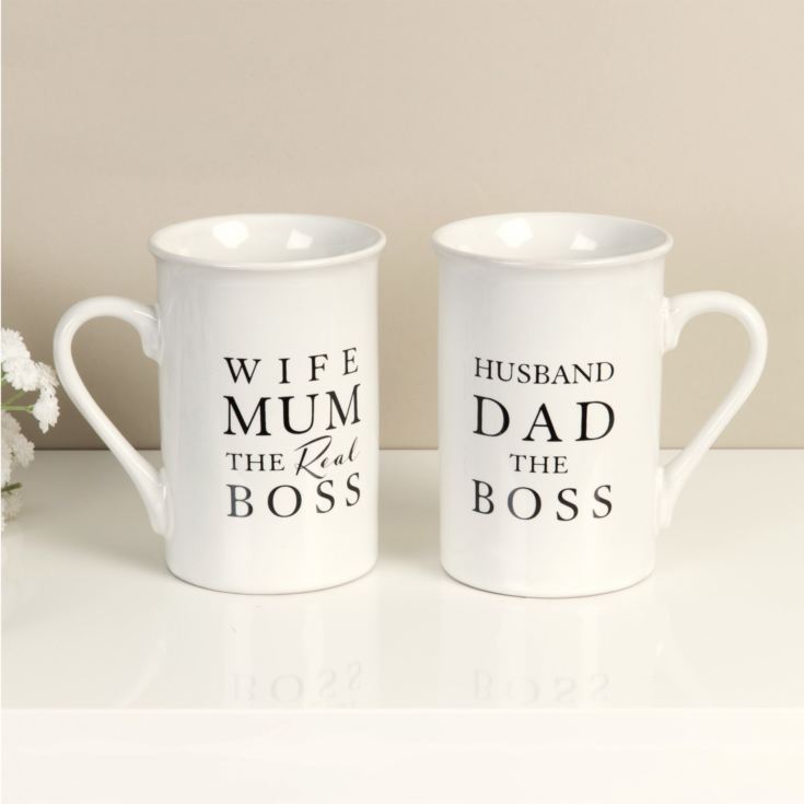 Amore Set of 2 Stoneware Mugs - Mum & Dad product image
